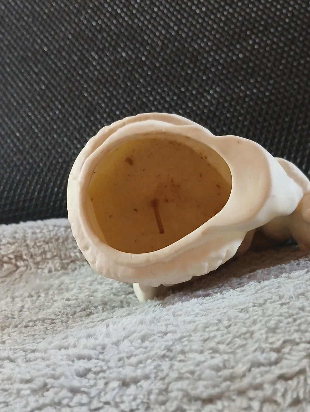 Vintage Beacon Hill Ceramic Figurine Base with Red Maker Labels